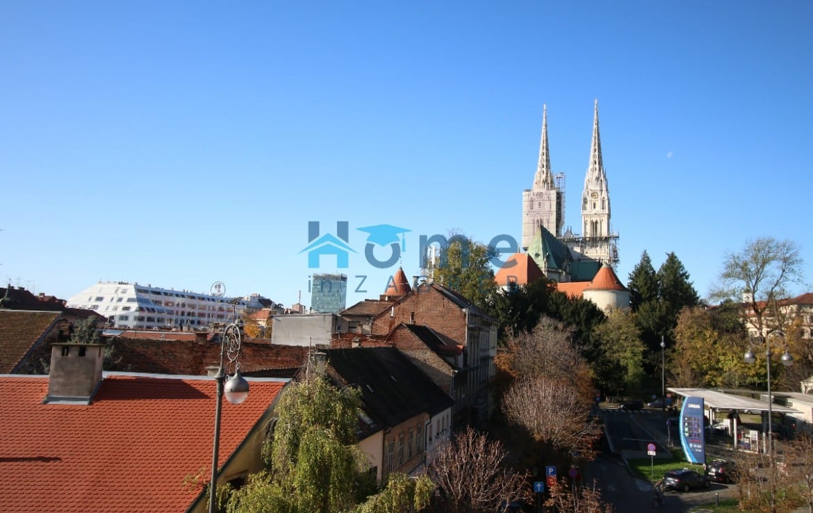 Zagreb Cathedral View from apartment
